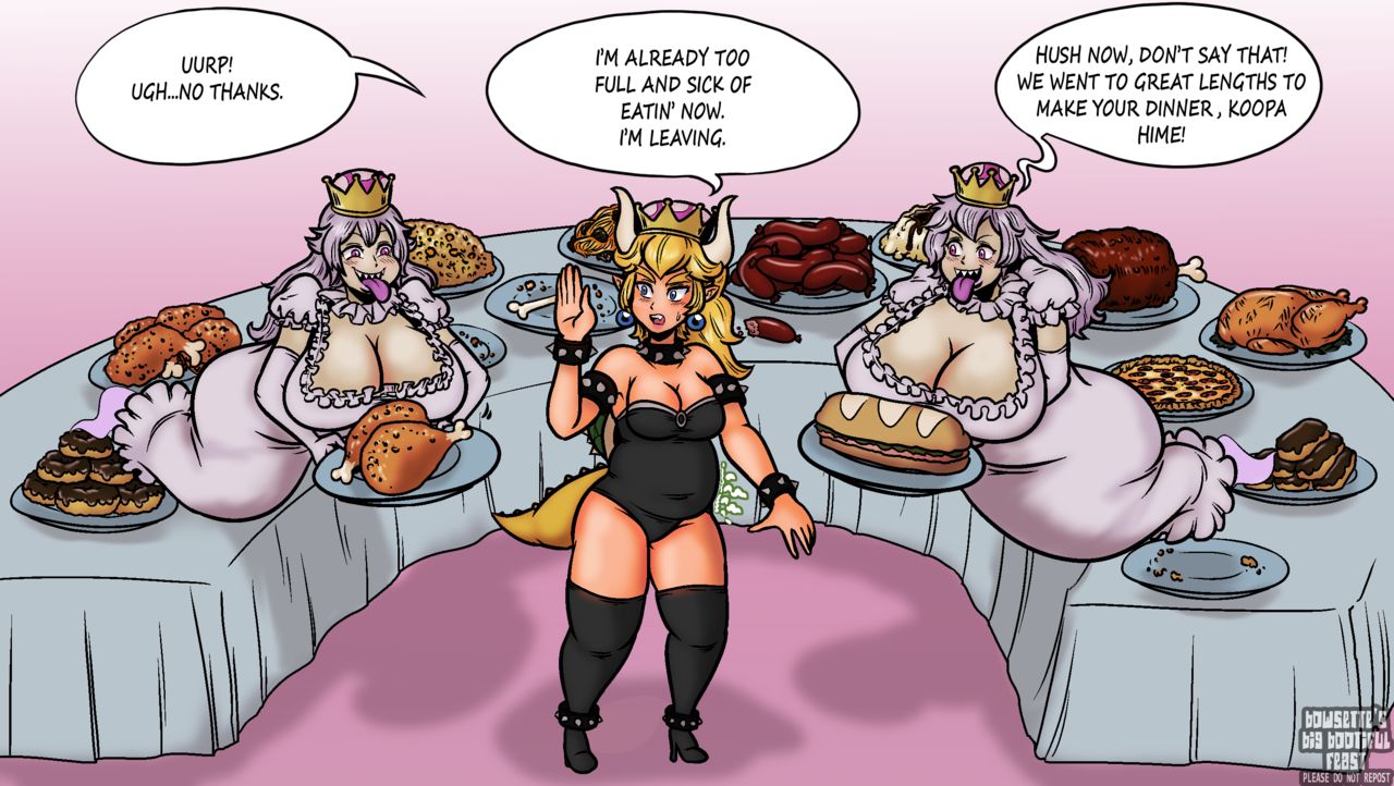 [Keijiino] Bowsette\'s Big Bootiful Feast